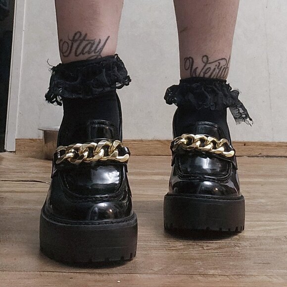 Chunky Platform Heels - Picture 2 of 4